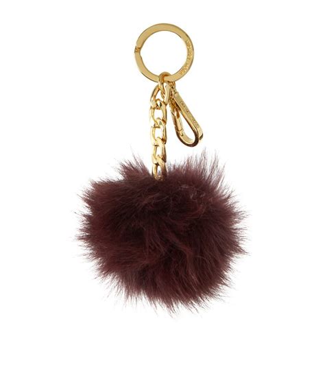 fur pom pom keychain michael kors|Amazon.com: Michael Kors Pom Pom Keychain.